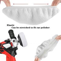 Ensemble de bonnets tampons en bambou de 9 à 10 pouces Kit de couverture de cire pour capot de voiture