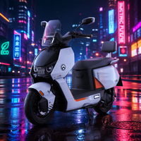 Moped électrique Garow haute vitesse 68 km/h, moteur sans balais 2000 W, scooter électrique 72 V pour adultes avec pédales