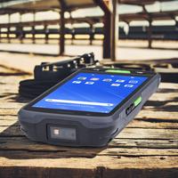 Lecteur de poche RFID 4G sans fil Android LF 134.2Khz des fabricants de PDA Processeur d'unité centrale puissant Code à barres 2D industriel en stock