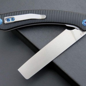 มีดพับด้ามไทเทเนียมอัลลอยด์ HK แบบปรับแต่งได้ OEM ใบมีดเหล็ก M390 ขนาด 20 ซม. สำหรับตั้งแคมป์กลางแจ้ง เอาตัวรอดในสถานการณ์ฉุกเฉิน เกรด DIY เครื่องมืออเนกประสงค์ 1 - Product Image 4