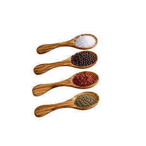 Cuillère en bois naturel écologique au design classique, manches longs et courts, pour café, sucre, sel de bain, thé (capacités de 10 à 30 ml) - Product Image 5