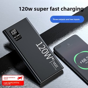Banco de Energía Portátil con Certificación 3C, 20 000 mAh de Alta Capacidad, <span class=keywords><strong>Carga</strong></span> Bidireccional Superrápida de 120W, Batería de Litio en Carcasa de PVC - Product Image 2