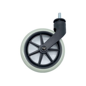 Venta Directa de Fábrica, Ruedas para Silla de Ruedas Eléctrica Médica, Repuesto para Andador, Rueda de Plástico de 6 Pulgadas - Product Image 3