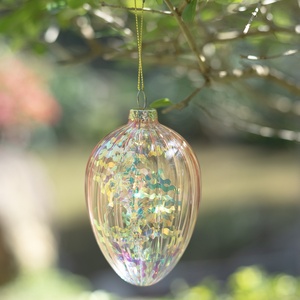 Phục sinh trang trí treo trang trí rõ ràng trứng thủy tinh với hoa kỳ nghỉ Nguồn cung cấp Quà Tặng Ý Tưởng - Product Image 4