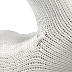 Guantes DE SEGURIDAD tejidos de algodón blanco puro Guantes de trabajo para la construcción - Product Image 4