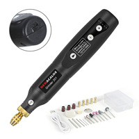 Mini amoladora eléctrica inalámbrica de grado DIY, juego de herramientas, amoladora angular alimentada por batería con Kit de accesorios, Mini grabadores eléctricos