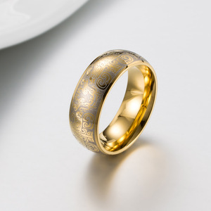 Vent chinois en acier inoxydable Taotie anneau rétro <span class=keywords><strong>chevreuil</strong></span> hibou hommes anneau accessoires fabricants ventes directes - Product Image 3