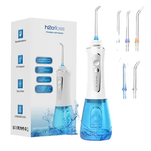 Cordless Portable Electric Teeth Cleaner 6 Modes 300ML Water Tank IPX7 Waterproof Dental Oral Irrigator Water Flosser