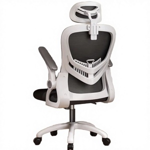 Silla de Oficina Ergonómica Moderna de Malla, Giratoria, con <span class=keywords><strong>Respaldo</strong></span> Ajustable en <span class=keywords><strong>Altura</strong></span>, Marco de Plástico, para Espacio de Trabajo, Hogar, Dormitorio o Taller - Product Image 3
