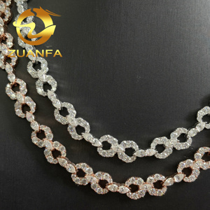 Collana in Argento 925 con Catena Cubana Iced Out da 12mm in Moissanite, Gioielli Hip Hop - Product Image 4