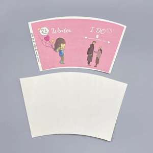 พัดลมถ้วยกระดาษเคลือบ PE สีและดีไซน์ตามสั่งสำหรับทำถ้วยกระดาษ - Product Image 4