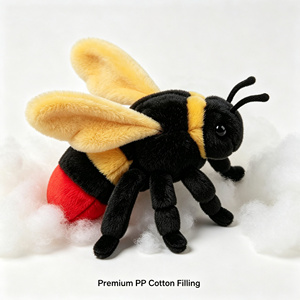 Juguete de Peluche Realista de Avispa, Personalizado OEM ODM, Insecto de Peluche Realista, Recuerdo de Zoológico o Museo, Regalo Educativo - Product Image 4