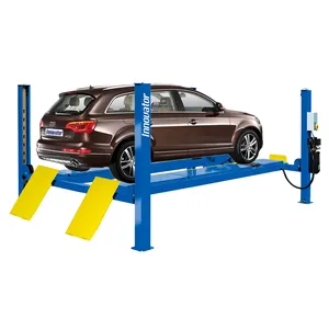 Floor Mounted Car Lift Four 4 Post Car Hoist Auto Alignment Lift Ramp Extra Wide 4 Post Car Lift
