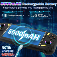 Console de jeu portable RG56 PRO Mini neuve, écran 5,5 pouces, compatible WIFI et BT, système open source, arcade rétro, batterie 5000 mAh
