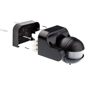 IP44 cảm biến <span class=keywords><strong>PIR</strong></span> độ <span class=keywords><strong>180</strong></span>, máy dò chuyển động hồng ngoại 220-240V-Đen - Product Image 4