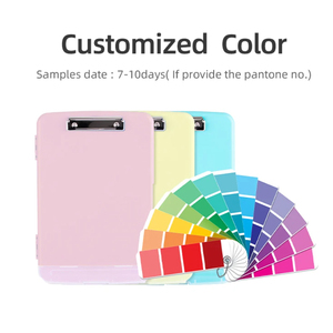 Biểu tượng tùy chỉnh không thấm nước có thể gập lại nhựa lưu trữ <span class=keywords><strong>A4</strong></span> giấy PP thư mục tập tin tổ chức với lưu trữ điều dưỡng clipboard - Product Image 2