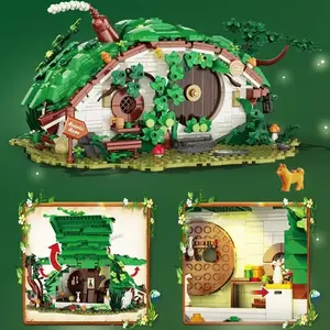 DK 6031 Nuovo Modello MOC Casa delle <span class=keywords><strong>Nani</strong></span>, Kit di Costruzione Fai-da-Te con 1088 Pezzi, Giocattoli e Regali - Product Image 4