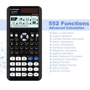 <span class=keywords><strong>Calculadora</strong></span> científica 991 EX 552 con funciones, batería ABS, pantalla tipo libro de texto, la mejor <span class=keywords><strong>calculadora</strong></span> científica para estudiantes, examen SAT - Product Image 1