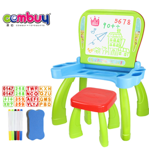 Eğitim öğrenme 2 in 1 projeksiyon çizim masası çocuk oyuncakları projektör yazı tahtası - Product Image 6
