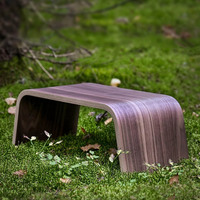 Tabouret à genoux ergonomique et portable en bois massif, confortable, intérieur/extérieur, banc de yoga/méditation, pouf pour la méditation assise