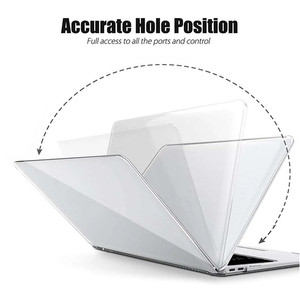 Funda <span class=keywords><strong>para</strong></span> portátil <span class=keywords><strong>para</strong></span> Macbook M1 Chip Air Pro Retina 11,6 12 13,3 15,4 16 pulgadas Crystal Clear Hard PC Laptop Shell - Product Image 4