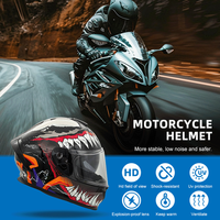 Casques de moto intégrales de haute qualité en gros OEM/ODM, Casco De Motocicleta, Casque Moto, Bluetooth intelligent