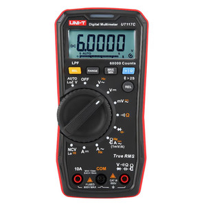 Multimètre professionnel UNI-T UT117C True RMS, courant automatique, 600V, 10A - Product Image 2