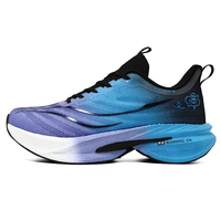 Chaussures de sport décontractées de haute qualité, légères, respirantes, en maille, multicolores, avec plaque en carbone, pour la course à pied