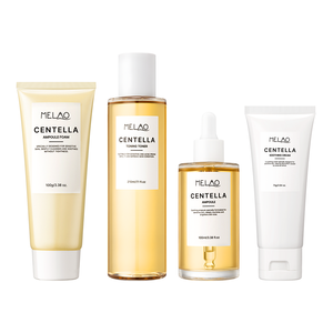 Prodotti Coreani per la Cura della Pelle Set alla Centella Naturale <span class=keywords><strong>Kit</strong></span> di Bellezza Idratante Riparatore Sbiancante con Siero Viso e Detergente - Product Image 1
