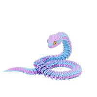 Figurine de vipère articulée en verre, modèle animal luminescent, cadeau de maternité et d'anniversaire, artisanat unisexe original