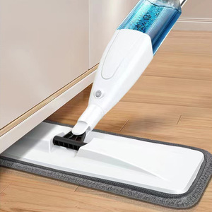 <b>Flat</b> <b>Mop</b> For Tiles And Wood Floors Rotating Head Wet Dry Use Hands Free Easy Store - Product Image 3