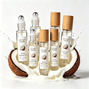 Huile de parfum insulaire Coco Vanille Roll-on 10ml Sans alcool Longue durée Parfum tropical de plage Huile corporelle - Product Image 2