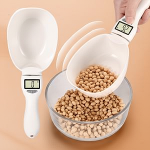 Báscula Digital Inteligente en Forma de Cuchara, 0.5 Kg, Herramienta de Cocina de Plástico para Medir Alimentos, con Pantalla y Batería para Pesar Ingredientes - Product Image 1