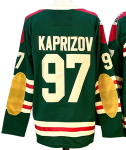 Herren Minnesota Eishockey Trikots Digitaldruck 100% Polyester Atmungsaktives Quick Dry Shirt Mit #29 Fleury #97 Kirill - Product Image 2