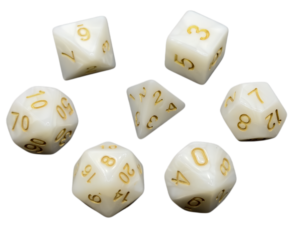 ชุดลูกเต๋าอะคริลิค CZFIT แบบกำหนดเอง 7 ชิ้น ลายหินอ่อนและมุก สำหรับเกมกระดาน Dungeons & Dragons ลูกเต๋าสีสันสดใสสำหรับทีม DND - Product Image 5