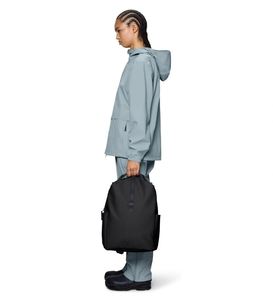 Clip Front <b>Backpack</b> <b>Black</b>- <b>Waterproof</b> Commuter <b>Backpack</b> with C-Clip Closure & Hidden Pocket for Men an Women - Product Image 2