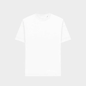 Wholesale 100% Cotton Summer <b>Short</b> <b>Sleeve</b> T <b>Shirt</b> Pure <b>White</b> Embroidered Logo Oversized Loose Jogging Loose Cotton Men's T-<b>Shirt</b> - Product Image 6