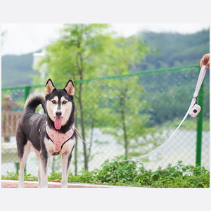 ペット製品製造カスタムデザイナーナイロン犬の首輪とリーシュセット調節可能なストラップチェック柄生地ネオプレン犬のハーネスセット - Product Image 6