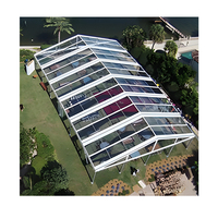 Tentes de mariage personnalisées 10M X 15M pour événements 500 personnes tentes de fête de mariage chapiteau en aluminium pour événements