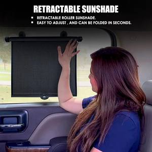 Carclean - Parasol <span class=keywords><strong>para</strong></span> Ventana <span class=keywords><strong>de</strong></span> Coche, Malla UV <span class=keywords><strong>de</strong></span> Polipropileno, Plegable, Tamaño Universal, 2 Piezas, Retráctil, <span class=keywords><strong>para</strong></span> <span class=keywords><strong>Ventanas</strong></span> <span class=keywords><strong>de</strong></span> Coche - Product Image 5