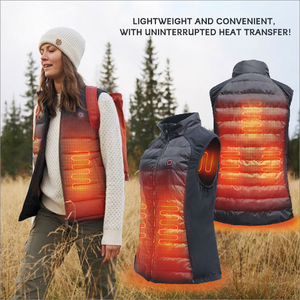 <strong>Heated</strong> Vest Winter Thermal USB Smart Warming Windproof Breathable Men's <strong>Gilet</strong> - Product Image 2