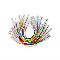Kabel Patch Cat6 Ultra Tipis 0.5ft 15.24cm 15cm, Kabel Patch Cat6a Slim, Kabel Cat 6 Slim Line, Kabel Cat 6a Ultra Tipis