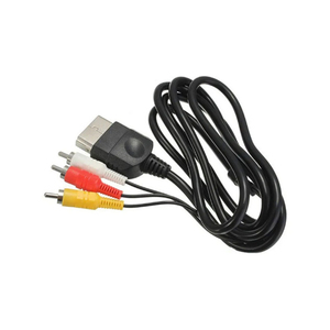 เปลี่ยนสายคอมโพสิตวิดีโอเสียง 6FT สายไฟ <span class=keywords><strong>AV</strong></span> 3 RCA สําหรับคอนโทรลเลอร์คลาสสิกเก่าของ Xboxes - Product Image 2