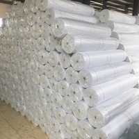 Revêtement à carreaux respirant à prix d'usine, tissu non tissé Stitchbond collé, matériau d'entoilage de toit imperméable