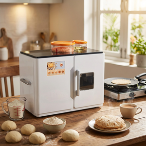 Machine à Roti Entièrement Automatique, <span class=keywords><strong>Robot</strong></span> Électrique pour Chapati, Ata, Pain Plat, Tortilla, Machine à Cuisiner Commerciale et Domestique RM01001 - Product Image 1
