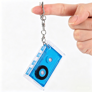 Portachiavi WEISHENG <span class=keywords><strong>a</strong></span> Forma di Mini <span class=keywords><strong>Cassetta</strong></span> Musicale Vintage, Ciondolo Personalizzato con Adesivo Colorato, Regalo Musicale Retrò, <span class=keywords><strong>Cassetta</strong></span> NFC - Product Image 4
