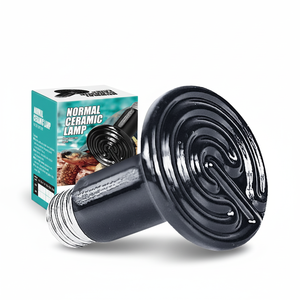 Керамическая тепловая лампа PET 110В/220В круглая классическая для рептилий и амфибий - Product Image 1