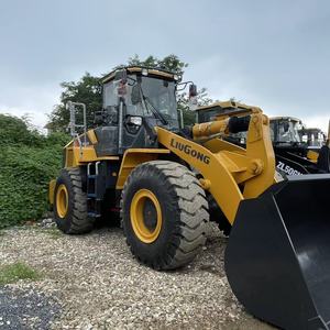 Chargeuse sur pneus d'occasion Liugong <span class=keywords><strong>856H</strong></span> populaire, poids opérationnel 17 tonnes, moteur Cummins, idéale pour les projets de construction en port et en chantier - Product Image 4