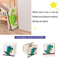 2024 organisateur pour jouets carton de tissu Oxford écologique avec couvercle boîte de rangement de Console de jeu pour le ménage