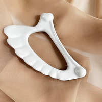 Peigne en céramique Gua Sha personnalisable, forme unique, outil de raclage corporel multi-usages pour le visage et la relaxation musculaire du corps entier